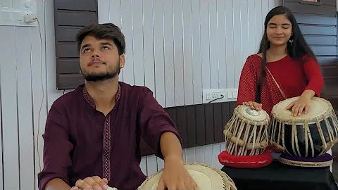 Mere Raske Kamar Song Tabla Cover Mukul Chopra And Mona Chopra (Vasukifusion)