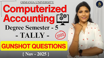 GECOMPUTERISEERDE BOEKHOUDING || TELLER || BELANGRIJKE VRAGEN || OSMANIA UNIVERSITY || @shivanipa...