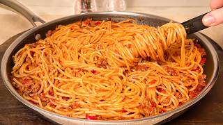 ❗️I learned this old spaghetti recipe from a French chef! Incredibly delicious!
