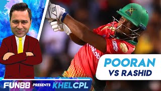 Can POORAN dominate RASHID? | Fun88 presents 'Khel CPL' | E07