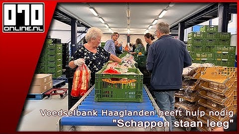 Voedselbank Haaglanden heeft hulp nodig. "Schappen staan leeg"