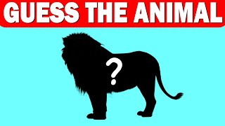 Guess The Animal by Shadow | Guess The Animal Quiz | 30 Animals screenshot 3