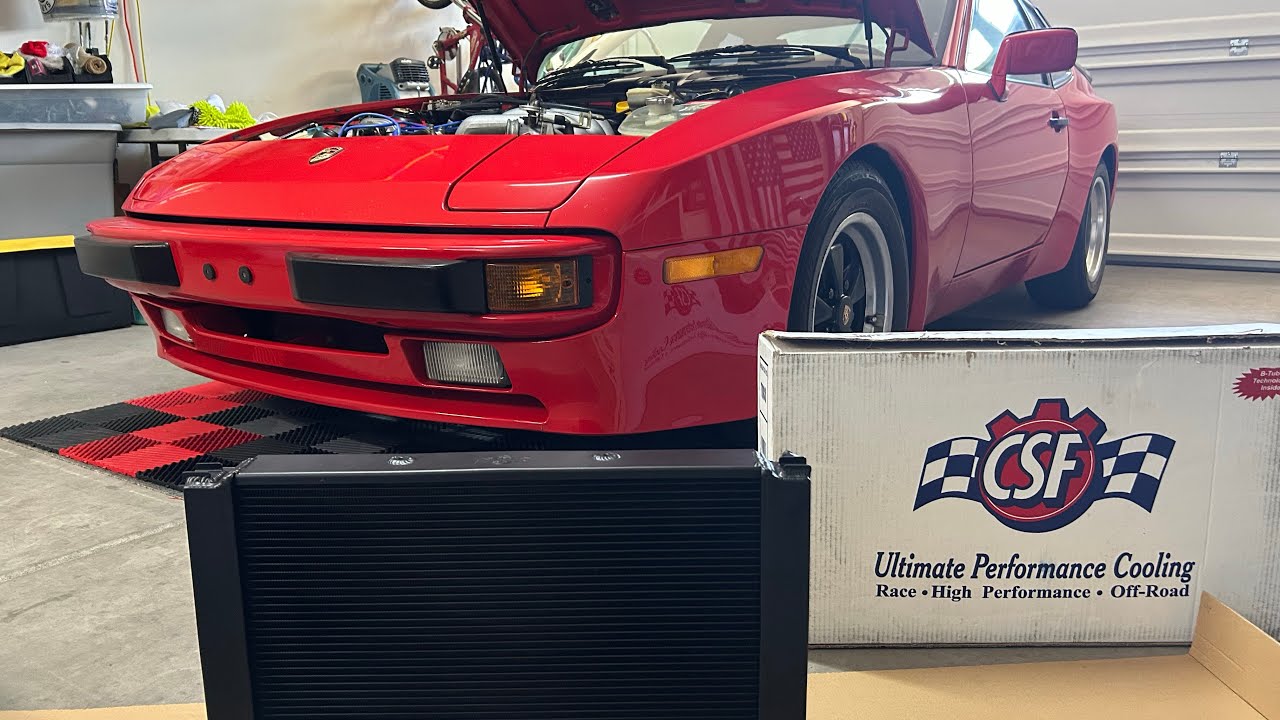 CSF Black Series Radiator For Porsche 944: Overview. - YouTube