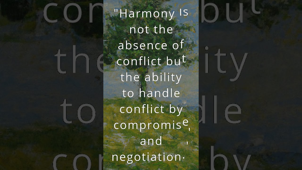 Daily Wisdom: True Harmony
