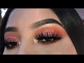 Orange Glitter Cut Crease | Jocy Reyes