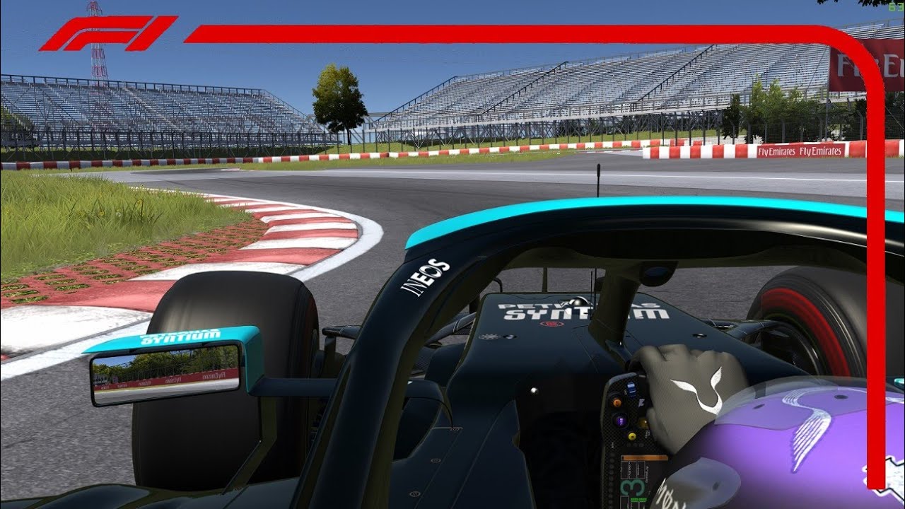 Assetto Corsa Realistic Onboard Lewis Hamilton Mercedes At Canada - YouTube