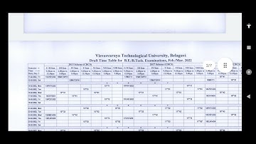 vtu update|16 December | Draft Time Table of UG / PG for the Examination Feb / March 2022.