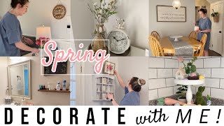 🌸 NEW! SPRING DECORATE WITH ME | SPRING DECORATING IDEAS | HOME DECOR ON A BUDGET