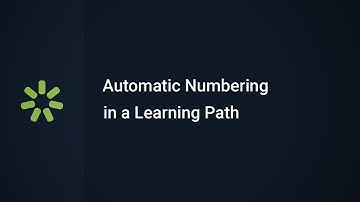 Automatic Numbering of Chapters and Courses in a Learning Path in iSpring Learn LMS