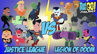 JUSTICE LEAGUE VS LEGION OF DOOM - Teen Titans GO! Figure Gameplay