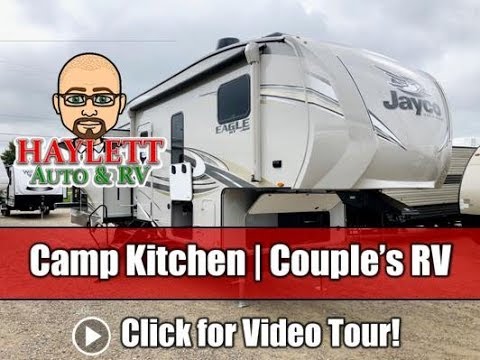 UPDATED 2020 Jayco Eagle 28.5RSTS Camp Kitchen Triple Slide Couple's ...