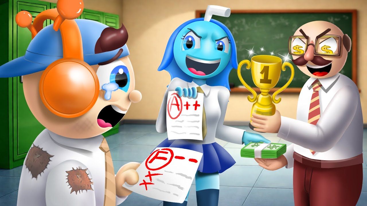 Italian Brainrot Animation | My Teacher Favors the RICH Kid MORE Than Me!