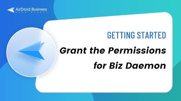 How to grant the permissions for Biz Daemon (MDM)