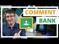 Google Classroom Comment Bank Quiz