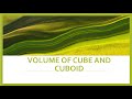 D.A.V MATHS/VIII/CH14/MENSURATION/VOLUME OF CUBOID AND CUBE/WS 5