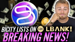 **BREAKING NEWS!* BICITY PRESALE IS ALMOST OVER!  LISTING ON LBANK EXCHANGE WILL BE HUGE!