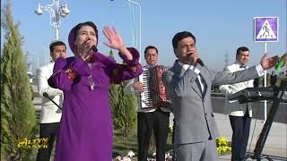 #Artists Gift #Turkmenistan's #President #Gurbanguly #Berdimuhamedov a #MusicVideo like Performance