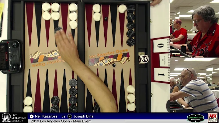 Los Angeles Open 2019 Backgammon Neil Kazaross vs ...