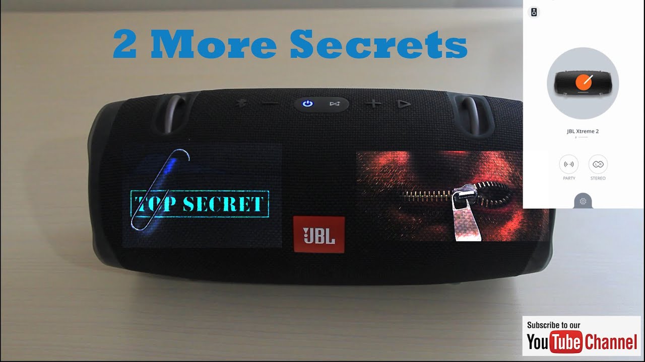 2 Secrets about JBL Xtreme 2 - Soft vs Hard Reset (Factory Reset), Cancelling Low Frequency - YouTube