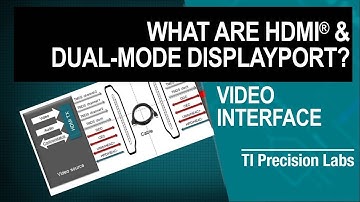 TI Precision Labs - Video Interface: What are HDMI & Dual-Mode DisplayPort?