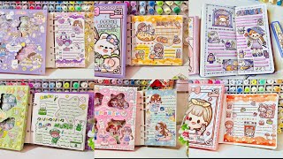 ✨📝Journal Ideas with Kawaii Stickers 😍 Journal Decoration | ASMR & Relaxing | Journal With Me 🥰