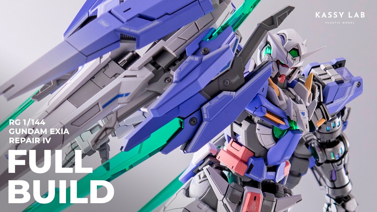 Full Build | RG Gundam Exia Repair IV - Custom Paint & Detail Upgrade