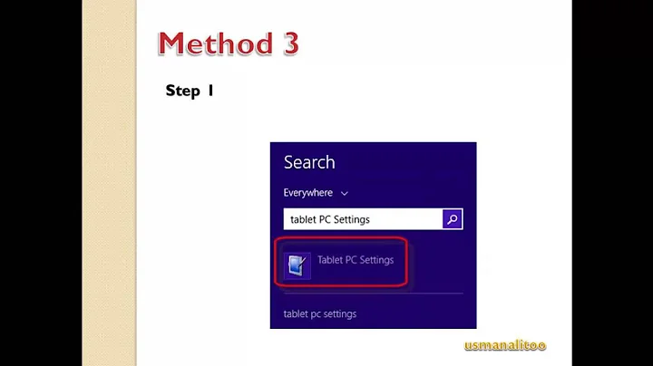 Windows 8.1 How to fix Touch screen problem