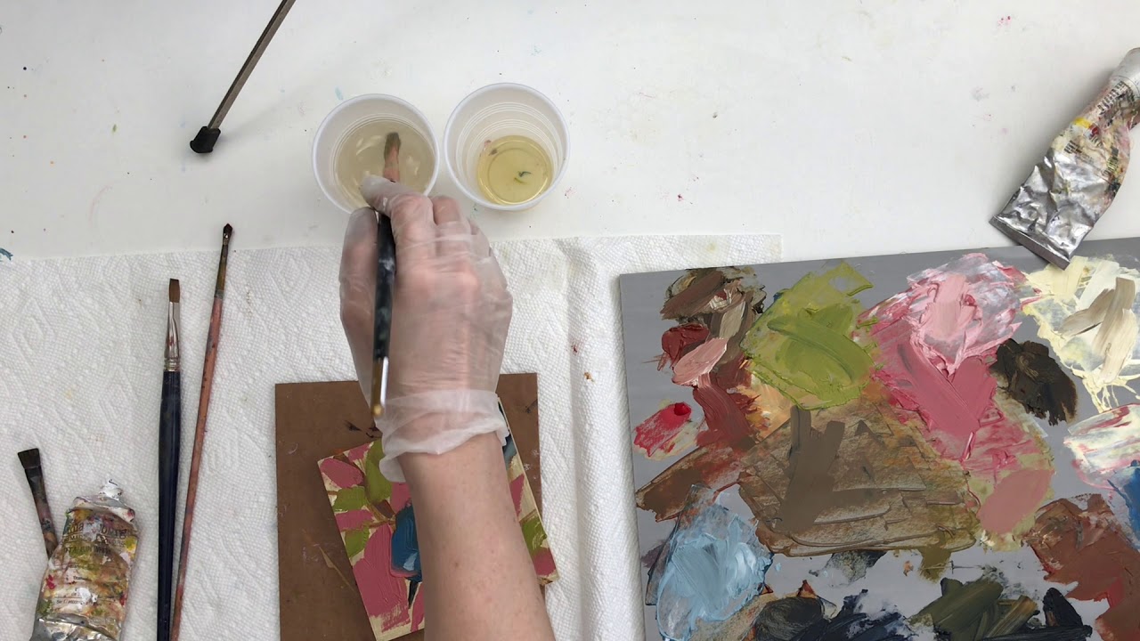 Painting a Cerulean Warbler 