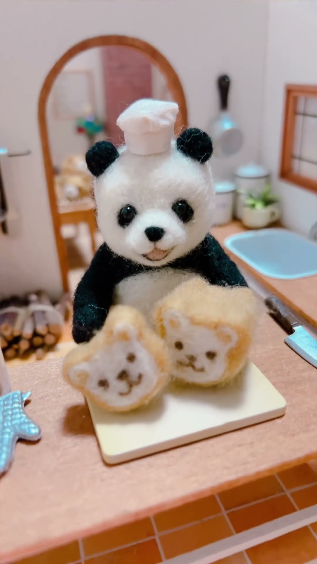 ハンドメイド　羊毛フェルト　豆柴ちゃん　くまさん　パンダちゃん　うさぎちゃん ハンドメイド 羊毛フェルト 豆柴ちゃん くまさん パンダちゃん