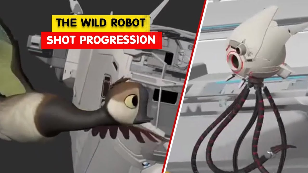 The Wild Robot | Brightbill Shot Progression | Animation Breakdowns ...