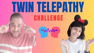 Twin Telepathy Challenge | Daughter and father vs mom | #twintelepathy