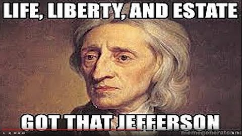 Natural Rights: Declaration of Independence, John Locke & Thomas Jefferson