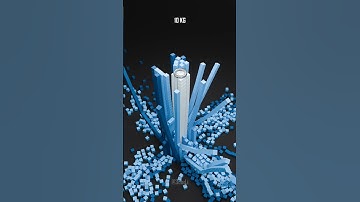 Multi Impact Destruction Test | Physics Simulation  #satisfying #3danimation #blender