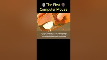 First Computer Mouse | Electronic History @StudySpot005