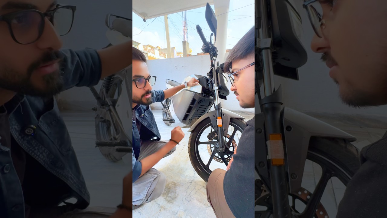 Bike Tyre Par ye Number Kyu Likhte hai🤔| चोर पकड़ा गया 😂 #abhishekmoto #shorts