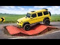 Cars vs Upside Down Speed Bump Challenge #1 | BeamNG.drive Crash Test Madness!