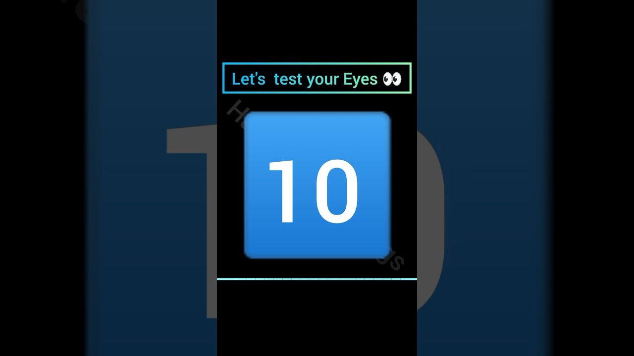 Let's test your Eyes 👀 Memory Test 