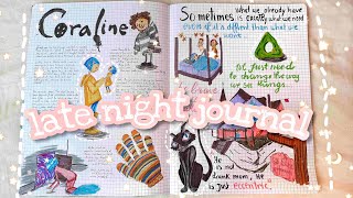 Late night art journal with me | coraline screenshot 5