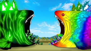 EVOLUTION OF BLOOPZILLA RADIATION \& BLOOPZILLA RAINBOW, GODZILLA: Who Is King Monster Radiation?