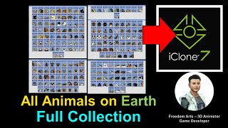All Animals on Earth FULL COLLECTION - iClone 7.9 Tutorial - 3D Models resource