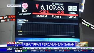IHSG Kamis (16/9) Ditutup di Zona Merah, Melemah 0,01 Persen