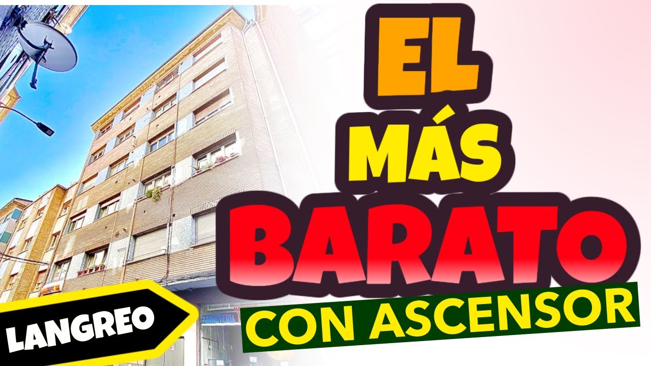 VENDIDO | 17.600€ | SAMA DE LANGREO, Asturias | Un piso CÉNTRICO | Última planta y ascensor