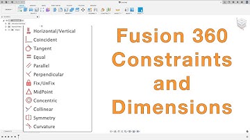 Understanding Sketch Constraints and Dimensions