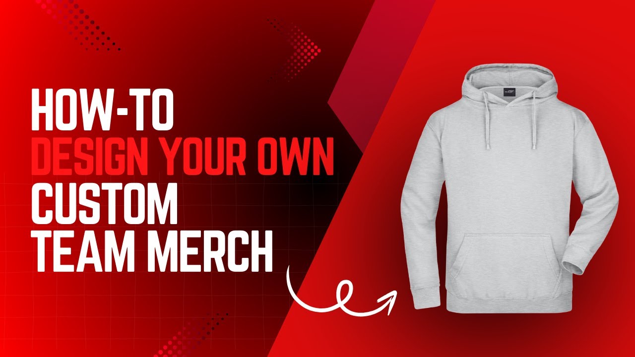 How to create your custom team merch in the Checkered Design configurator