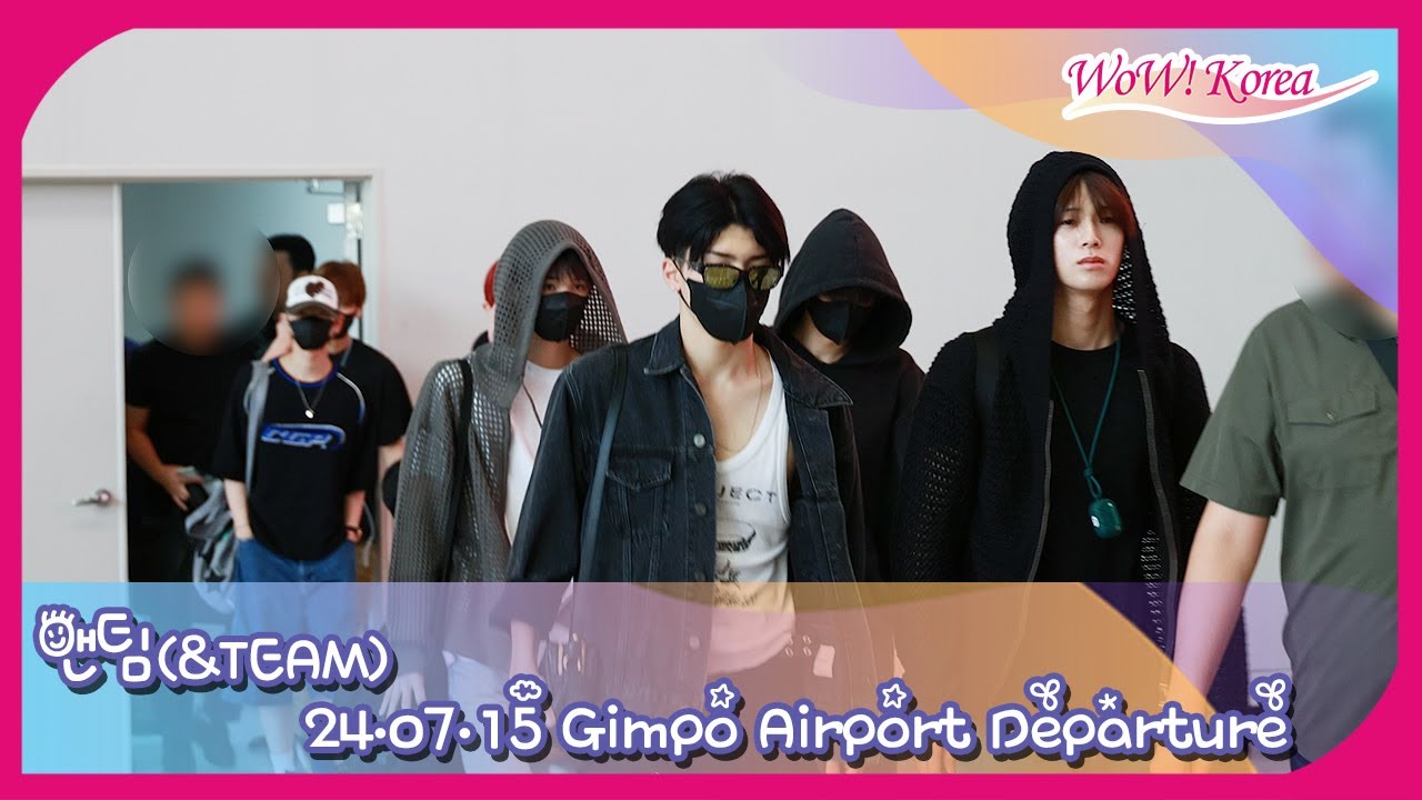 [4K] &TEAM、昨日夜明けに入国して一日で日本に出国して疲れたメンバーたち...「とても眠いです~」