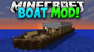 Minecraft Mods || MORE BOATS!!! || Pirate Ships!!! || Mod Showcase [1.7.10]