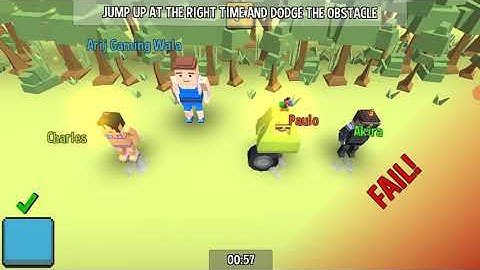 cubic 2 3 4 player mini game jump up