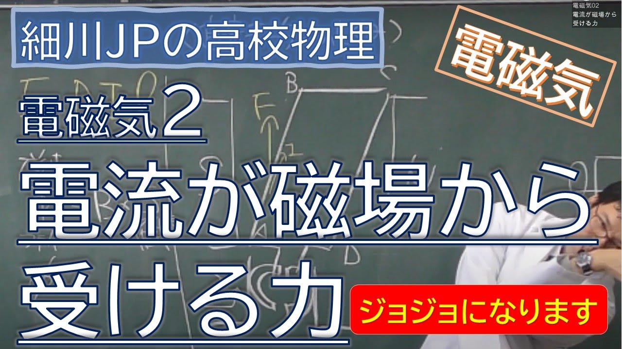 物理 電磁気2 電流が磁場から受ける力