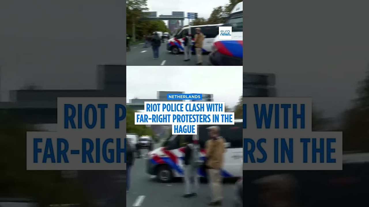 Dutch police clash with hundreds of far-right protesters at anti-immigration rally