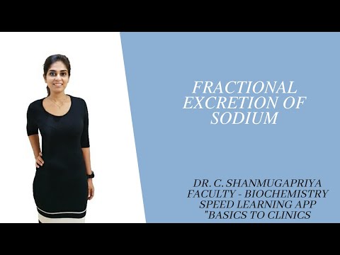 Fractional excretion of sodium (FENa)